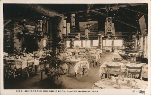 Dining Room, Going-to-the-Sun Lodge Glacier National Park Montana