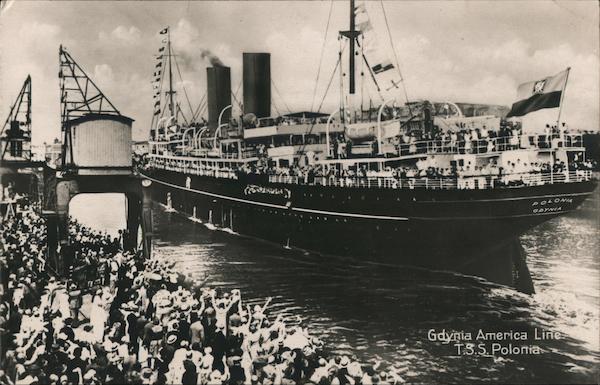 T.S.S. Polonia, Gdynia America Line Poland Eastern Europe