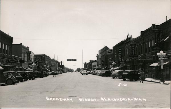 Broadway Street Alexandria Minnesota