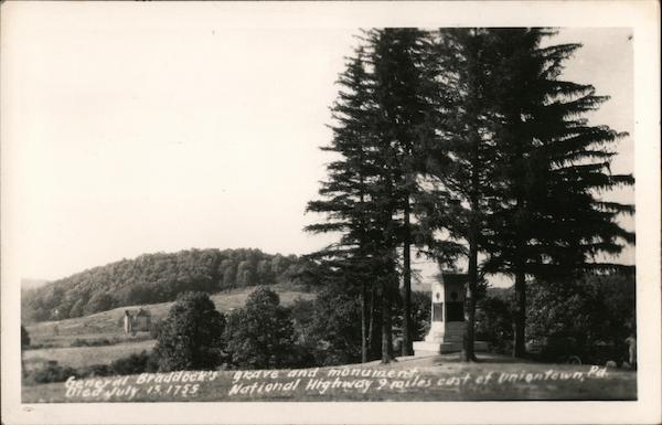 General Braddock's Grave and Monument Uniontown Pennsylvania
