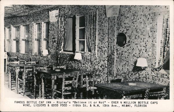 Famous Bottle Cap Inn Miami Florida