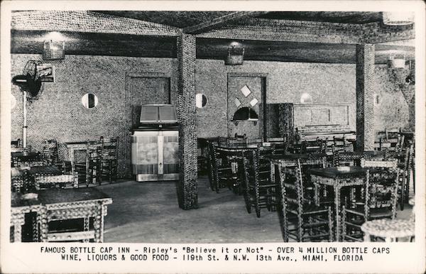 Famous Bottle Cap Inn Miami Florida