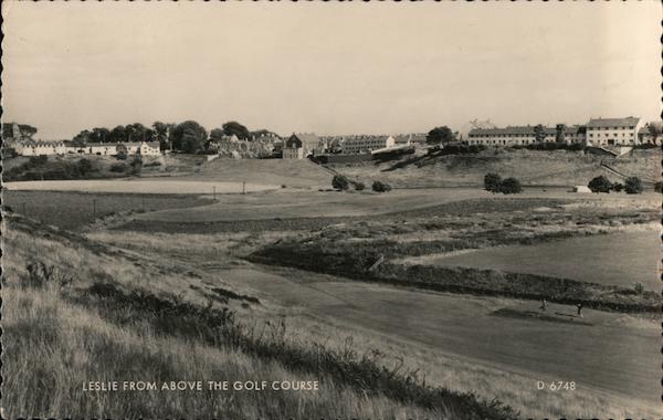 Leslie From Above the Golf Course Scotland