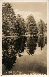 Hidden Lake 3500 Feet Above Postcard