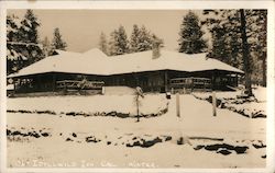 Idyllwild Inn - Winter Postcard