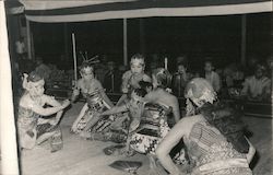 Javanese Ritual Demonstration, Yogyakarta Palace Museum Postcard