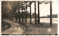 Collin's Memorial Park - Fish Lake Rosholt, WI Postcard Postcard Postcard