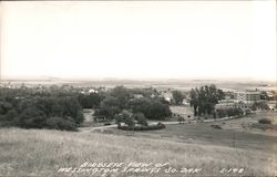 Birdseye View of Wessington Springs Postcard