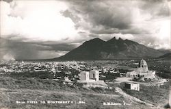 Vista de Monterrey, Cerro de la Silla, Palacio del Obispado Newfoundland And Labrador Mexico Postcard Postcard Postcard