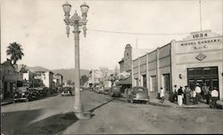 Unknown Street, Banco del Pacifico Building on Corner Postcard