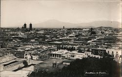 Panorama - Puebla de Zaragoza Postcard