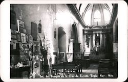 Cruz de Zacate - Grass Cross Church Postcard