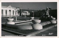 Monument to the Mother, Avenida Allende Tepic, Mexico Rivera IC Pic. Postcard Postcard Postcard