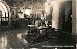 Hall, Hotel Posada De La Mision Taxco, GR Mexico Postcard Postcard Postcard