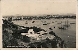Bateria y bahia Postcard