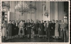 Tourists at Schönbrunn Palace Postcard
