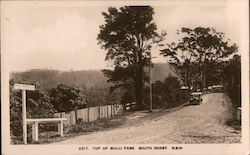 Top of Bulli Pass, South Coast, New South Wales Postcard