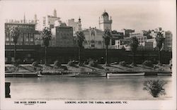 Looking Across the Yarra Postcard