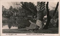 Botanical Garden, Melbourne, Vic. Australia Postcard Postcard Postcard