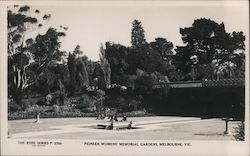 Pioneer Womens' Memorial Gardens Melbourne, Australia Postcard Postcard Postcard