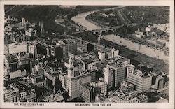 View of City From the Air Melbourne, Australia Postcard Postcard Postcard