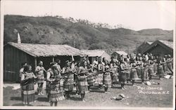 Maori Poi Dance Postcard