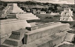 View of Mayan Temples in Zaculehu, Guatemala Postcard