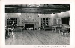 The Waffle Shop and Cabins Postcard