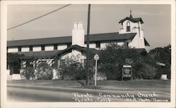 Puente Community Church La Puente, CA H & H Photo Postcard Postcard Postcard