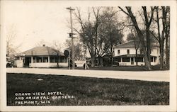 Grand View Hotel and Oriental Gardens Fremont, WI Postcard Postcard Postcard