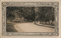 Drive Through Kilbourn Reservoir Park Postcard