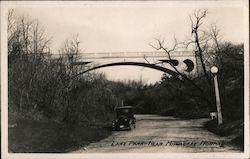 Lake Park Arch Bridge - Ravine Road Bridge Postcard
