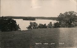 Booth Lake Minocqua, WI Postcard Postcard Postcard