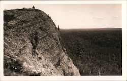 Mount Lookout - Mount Baldy, Keweenaw County Postcard