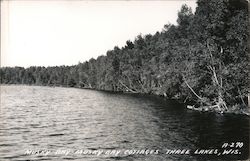 Musky Bay Cottages Three Lakes, WI Postcard Postcard Postcard