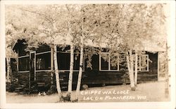 Chippewa Lodge Lac Du Flambeau, WI Postcard Postcard 