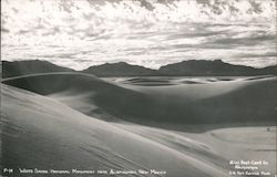 White Sands National Monument near Alamogordo Postcard