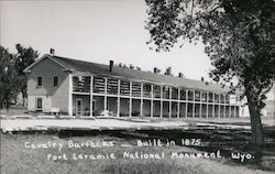 Cavalry Barracks - Built in 1875, Fort Laramie National Monument Postcard