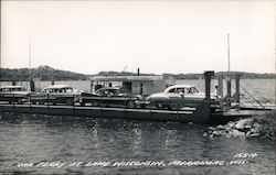 Car Ferry at Lake Wisconsin Postcard