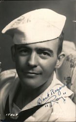 Ray Petit, Navy White Uniform Postcard