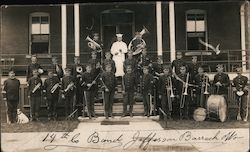 14th Company Band, Jefferson Barracks Postcard