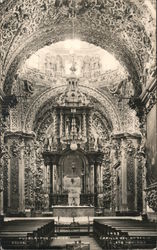 Chapel of the Rosario Interior Puebla, PU Mexico Postcard Postcard Postcard