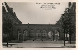 Paris Cite Universitaire Services Generaux France Postcard Postcard Postcard