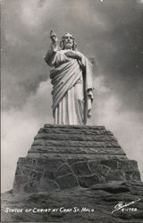 Statue of Christ at Camp St. Malo Allenspark, CO Postcard Postcard Postcard