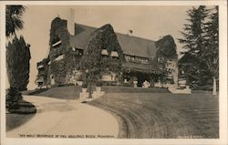 "Ivy Wall" Residence of Mrs. Adolphus Busch Postcard