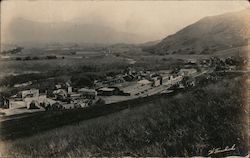 Rare View Overlooking Universal Studios Postcard