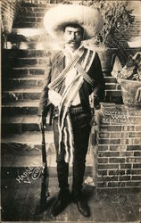 Emiliano Zapata Salazar - Mexican Revolution Postcard