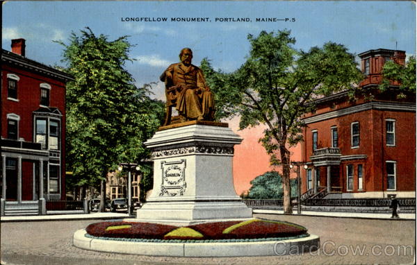 Longfellow Monument Portland Maine