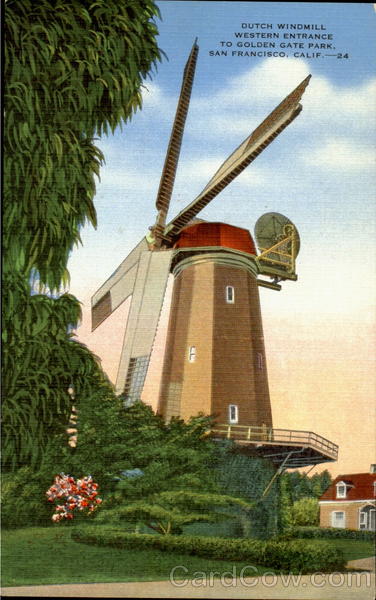 Dutch Windmill, Golden Gare Park San Francisco California