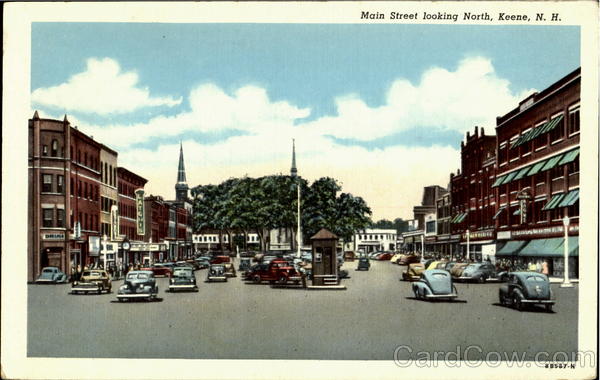 Main Street Looking North Keene New Hampshire